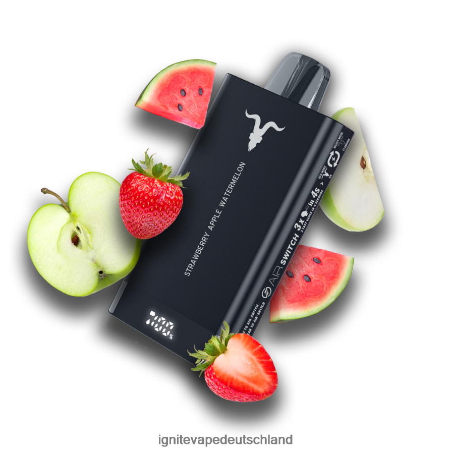 IGNITE V150 Vape-Stift Erdbeer-Apfel-Wassermelone Z6R8076 Ignite Vape Sales