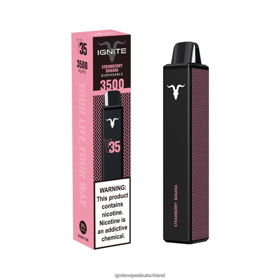 IGNITE V35 Vape-Stift Erdbeere Banane Z6R80139 Ignite Puff Price