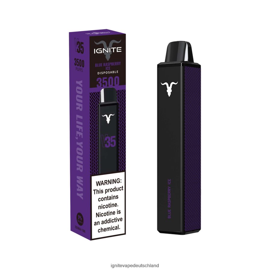 IGNITE V35 Vape-Stift blaues Himbeereis Z6R80131 Ignite Vape Deutschland