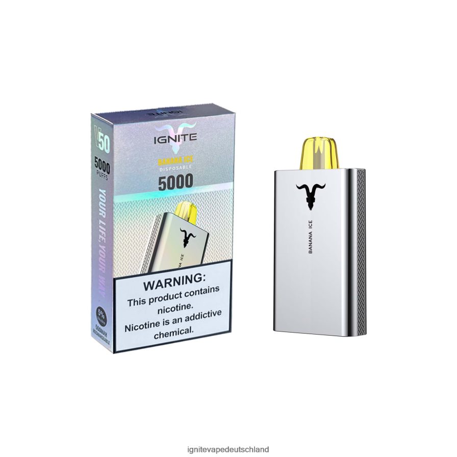 IGNITE V50 Vape-Stift Bananeneis Z6R80153 Ignite Vape München