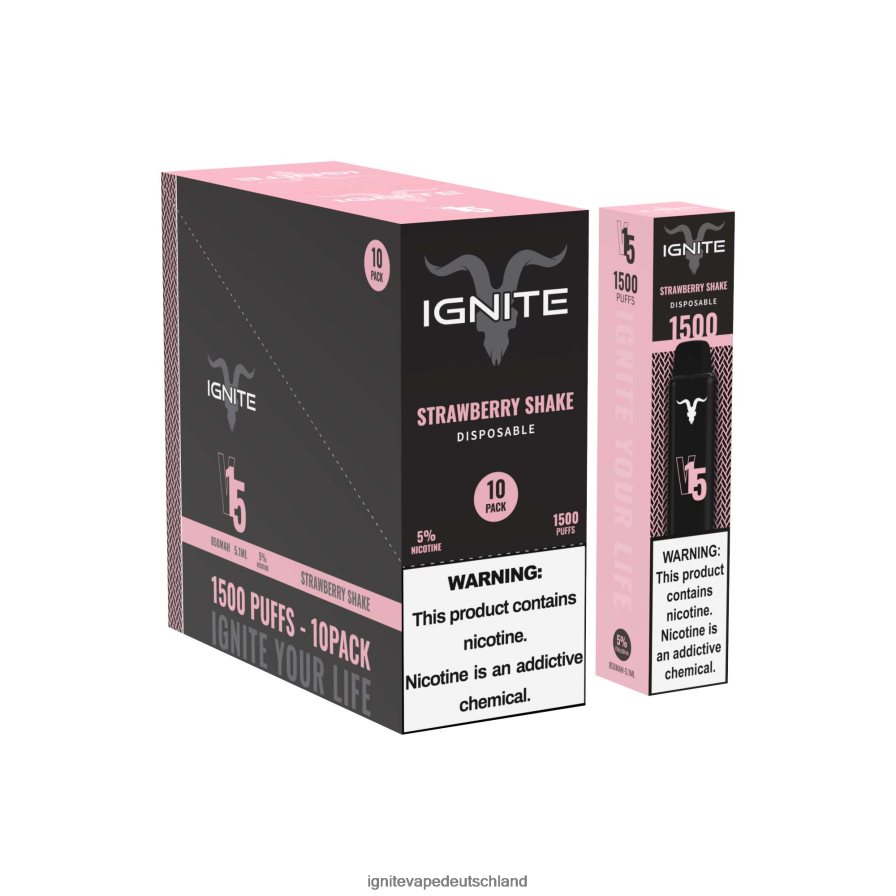 IGNITE V15 Vape Pen 10er-Pack Bananeneis Z6R8011 Ignite Vape Deutschland