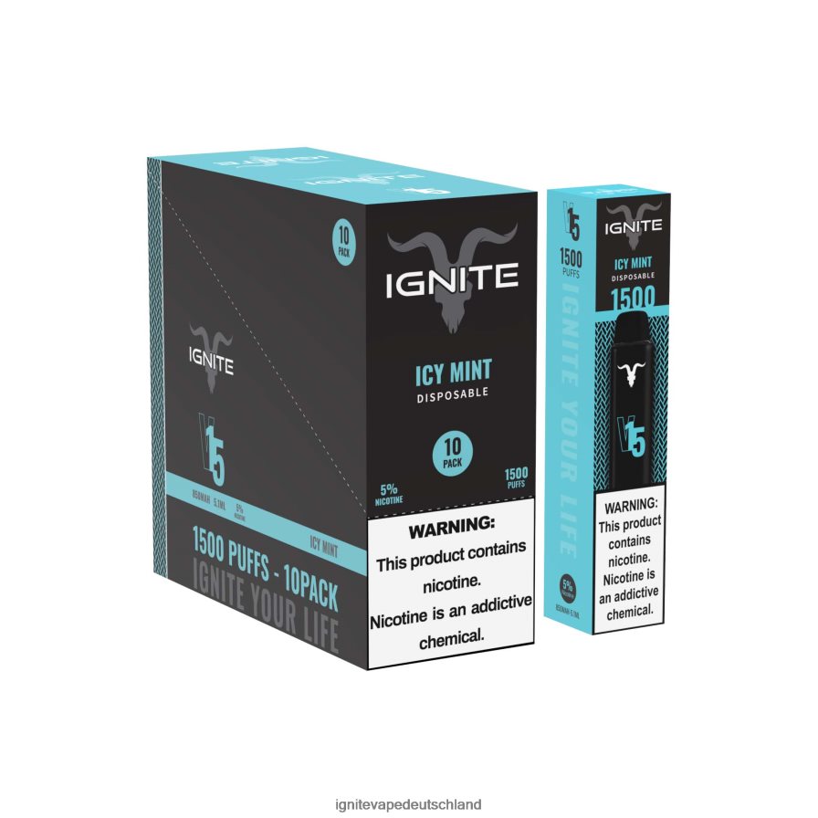 IGNITE V15 Vape Pen 10er-Pack Erdbeer-Guaveneis Z6R80105 Ignite Vape For Sale