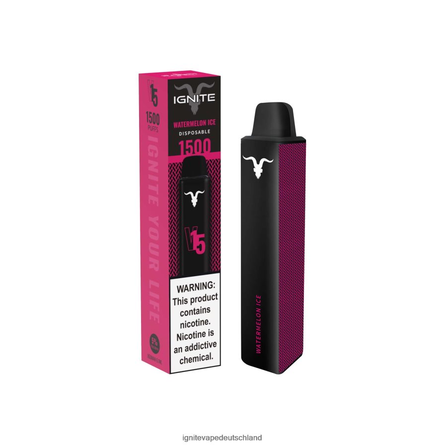 IGNITE V15 Vape-Stift Wassermeloneneis Z6R80117 Ignite Vape Price