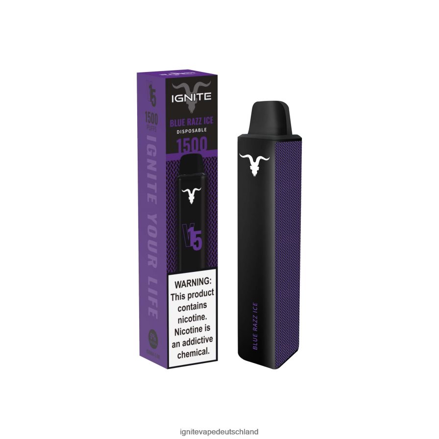 IGNITE V15 Vape-Stift blaues Razz-Eis Z6R80107 Ignite Vape Price